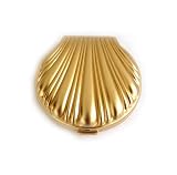 Rucci Compact Mirror, Shell Shaped