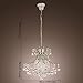 LightInTheBox® Modern Crystal Chandelier with 6 Lights, Pendant Modern Ceiling Light Fixture for Bedroom, Living Room