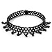 4171tag2eqL. AA75  Black Acrylic Bead Flex Fancy Dress Party Choker