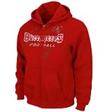 Tampa Bay Buccaneers Red Touchback IV Full-Zip Fleece Hooded Sweatshirt