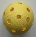 Sports : SB-Yhti&ouml;t Floorball / Unihockey Spielball, Hockeyball gelb
