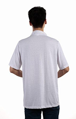 Maxsharer Unisex Antistatic Polo T Shirt 10mm Strap Size M Color White