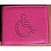 Fushia Disabled Badge Holder
