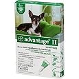 Bayer Advantage II Green 4-Month Flea Control for Dogs 0-10 lbs.
