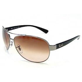 RAY-BAN RAYBAN RB 3386 RB3386 Gunmetal 004 13 Sunglasses 63-13-130
