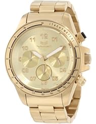 Vestal Unisex ZR2009 ZR-2 Brushed Gold Chronograph Watch