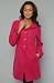 BB Dakota The Grable Coat in Strawberry,Winter Coats & Jackets for Women