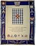 Masonic Symbols Mason Masons Cotton Throw Blanket