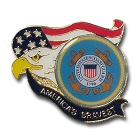 America's Bravest U.S. Coast Guard Pin