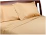 Wamsutta 300-Thread-Count Egyptian Sateen Full Flat Sheet, Rattan