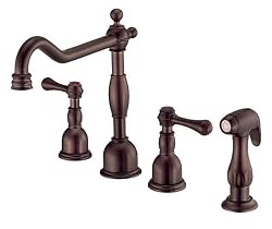 Danze Opulence Kitchen Faucet w/Spray Bronze D414357RB