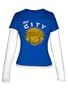 Golden State Warriors Women's Hardwood Classic Long Sleeve Layered Tee