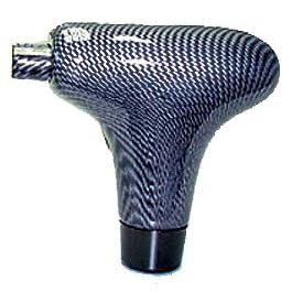 American Auto Accessories 340081 Sd.Buttn Shift Knob Carbn