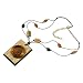 Search : Emily's Choice Resin Pendant Necklace with Wood/Glass Beads