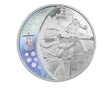 Canada Vancouver 2010 Sterling Silver Hologram Coin Biathlon