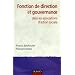 Fonction de direction et gouvernance dans les associations d'action sociale