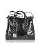 Roccobarocco Black Polished Tote Bag