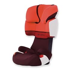Cybex 050020001 - Solution XFix Design Chili red / bordeaux, Autokindersitz Gruppe II und III (15-36 kg), von 4 bis ca. 12 Jahre mit Isofix connect