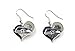 NFL Seattle Seahawks Sports Team Logo Girls Fashion Wear Swirl Heart Shape Dangle Charm Gift Earring Set