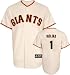 Bengie Molina Jersey: Adult 2010 Majestic Home Ivory Replica #1 San Francisco Giants Jersey - Small
