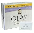 Olay Moisturizing Bar for Normal Skin, White, 14-Count Packages (Pack of 2)