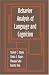 Book Behavior Analysis of Language & Cognition: The Fourth International Institute on Verbal Relations (International Institute on Verbal Relations Ser.)