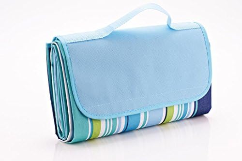 CoolHome Multifunctional Waterproof Moisture-proof Picnic Blanket ,Light Weight Portable Foldable Camping Mat, Children Play Folding Grass Mat,Easy to Clean (Blue)