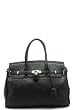 MyLux High Quality Women/Girl Fashion Designer London Office Tote Ostrich Office Lady Student Handbag Shoulder Bag Purse Totes Satchel Clutches Hobos