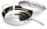 Gourmet Standard 12 Inch Culinary Choice Saute Pan with Lid - CCS11322