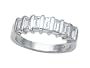 1.05 cttw Baguette Diamonds Band LIFETIME WARRANTY