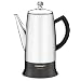 Cuisinart PRC-12 Classic 12-Cup Stainless-Steel Percolator, Black/Stainless