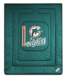 Miami Dolphins NFL "Locker Room Collection" Full or Queen Bed Comforter