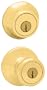 Kwikset 690T 3 CP Tylo Entry Knob and Single Cylinder Deadbolt Combo Pack, Polished Brass