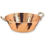15 Solid Copper Preserve Pan/Party Tub, 10 Quart