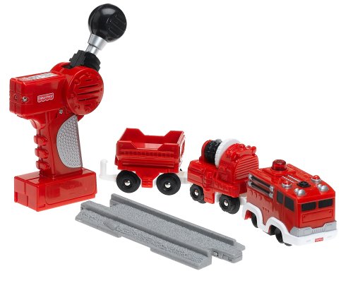 Childrens Toyshop  Toys : GeoTrax Rail & Road System - Rapid Rescue Fire Squad