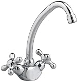 American Standard 7191.142.002 Amarilis Bar Faucet with Cross Handles, Chrome