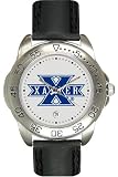 Xavier University Musketeers Mens Leather Sports Watch