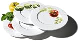 Kitchen & Housewares : Pinzon Tomato 8-1/4-Inch Salad Plates, Set of 4 (retired)
