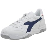  : Diadora Heritage Men's Maverick Sneaker,White/Royal,7.5 M
