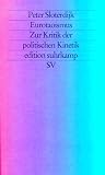 Eurotaoismus - Zur Kritik der politischen Kinetik. - Peter Sloterdijk
