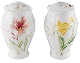 Lenox Butterfly Meadow Fine Porcelain Salt and Pepper Shakers