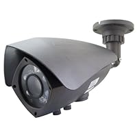 Atrix Night Vision Vari-Focal Weatherproof Bullet Camera 700TVL w/ 5-50mm Lens Long Range, Sharp Color CCD, IR Indoor/Outdoor Security Surveillance CCTV