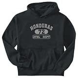 SWEATSHIRT BLACK   HONDURAS 72 ATHL DEPT   Large