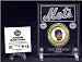 Johan Santana New York Mets 24KT Gold and Color Coin - New York Mets Plaque