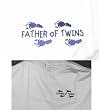 Father of Twins T-shirt-Announce The Little Ones in Style