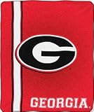 Georgia Bulldogs 50"x60" Royal Plush Raschel Throw Blanket - Mesh Style Warm Machine Washable