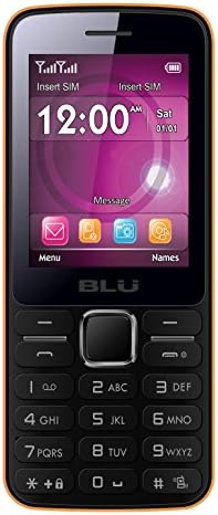 BLU Janet T175 Unlocked GSM Dual-SIM Cell Phone - Orange