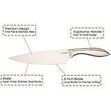 Chefs Knife 8 Inch Blade Professional Grade Chef's Knife & Kitchen Knife Stainless Steel,
