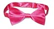 BOWTIE Solid HOT PINK FUCHSIA Color Men's Bow Tie for Tuxedo or Suit
