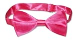BOWTIE Solid HOT PINK / FUCHSIA Bow Tie Tuxedo Ties BowTies -NEW
